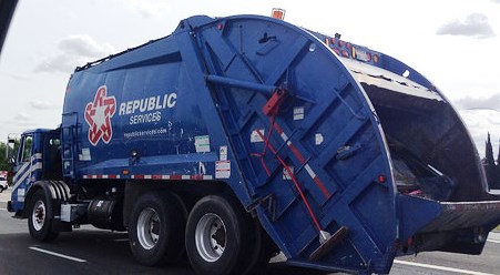 Republic Services Large Waste Truck