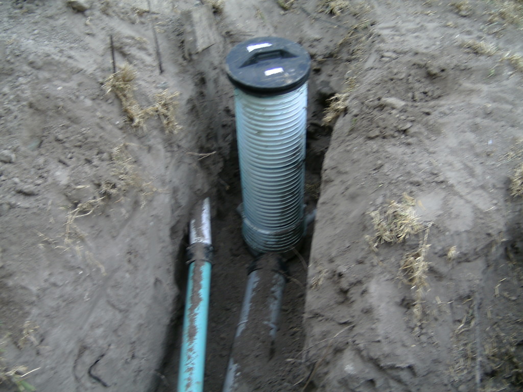 Sewage line repairs piping