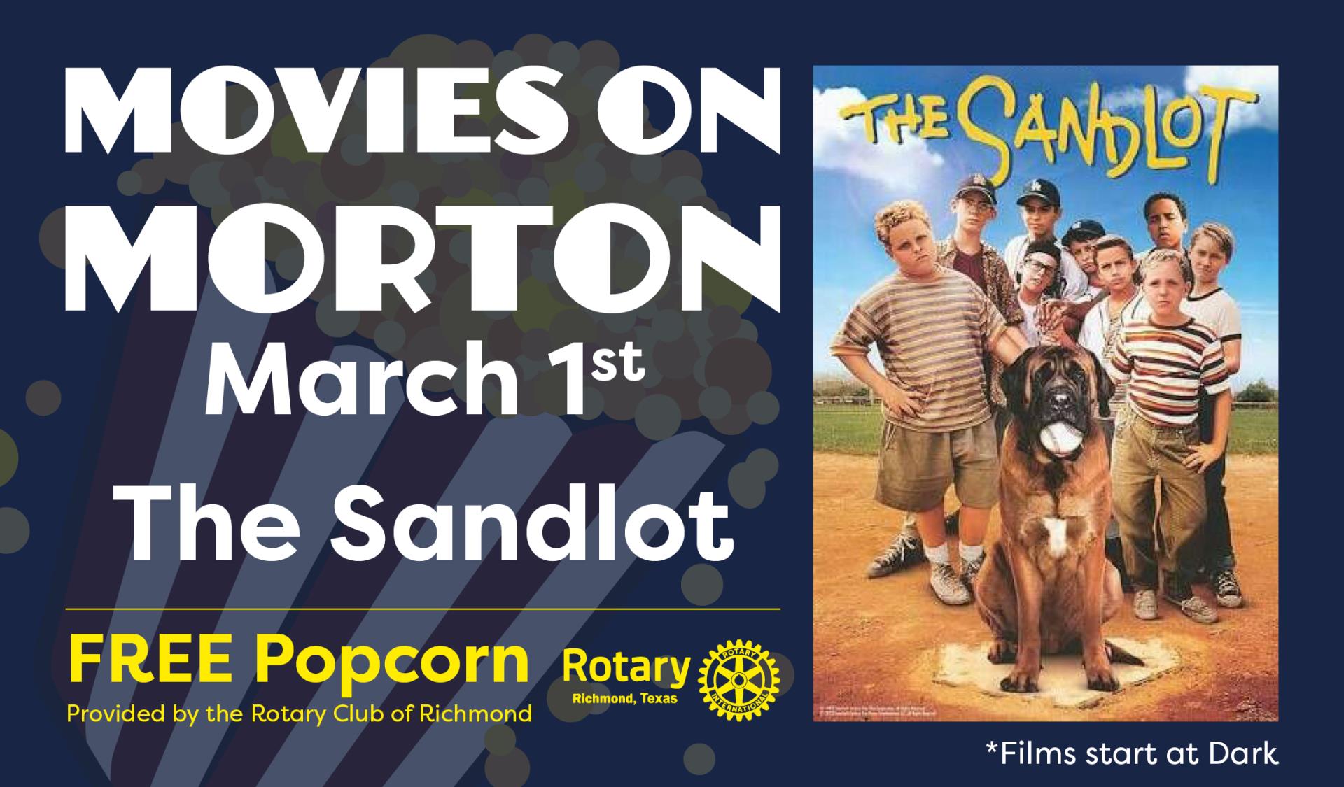 The SandLot Movie On Morton March 1.2019 image