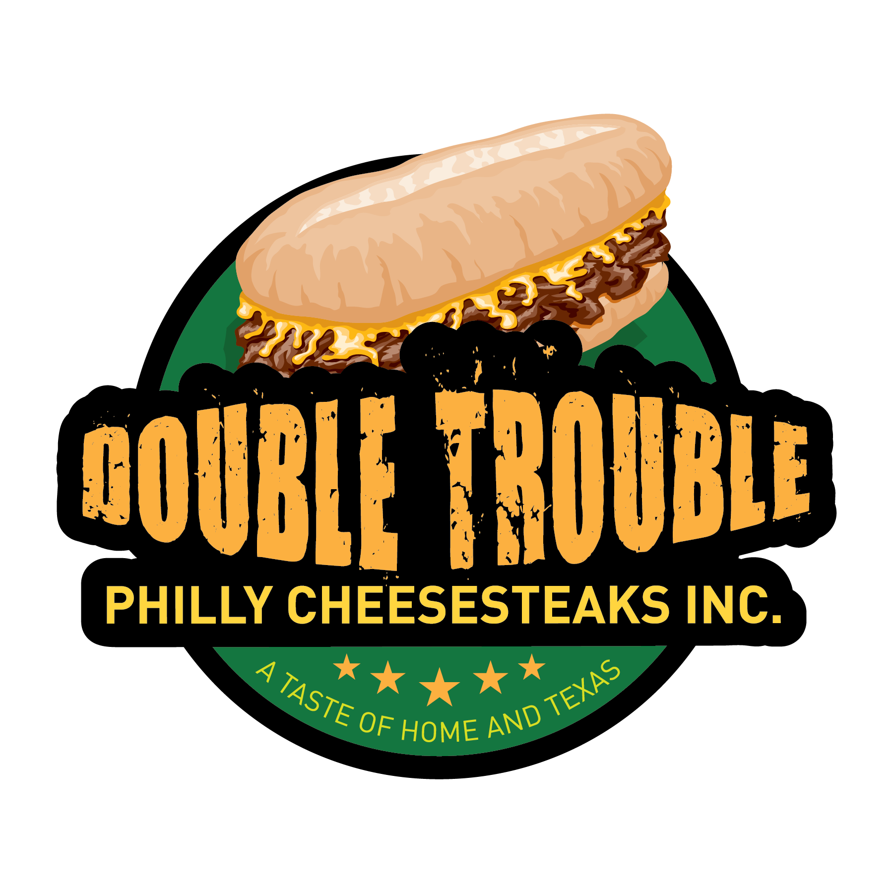 Double Trouble Philly Cheesesteaks logo