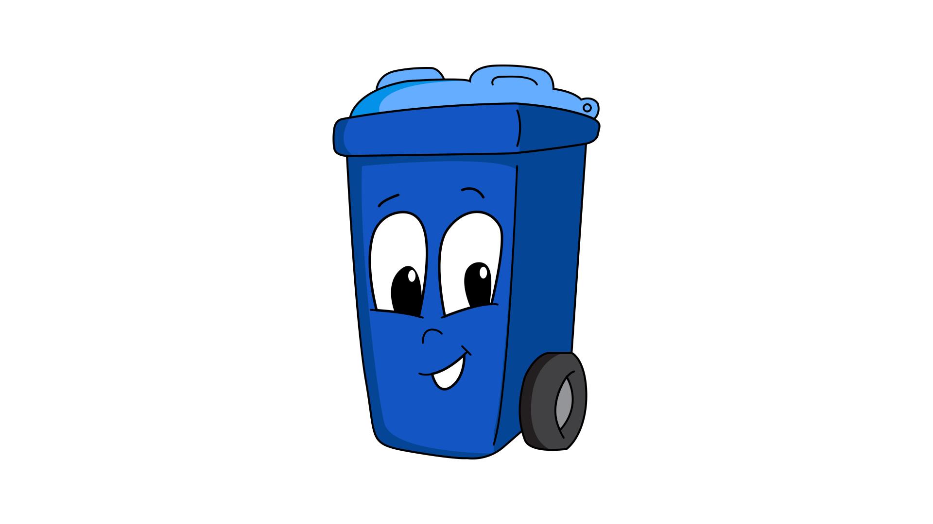 Animated trash bin Image