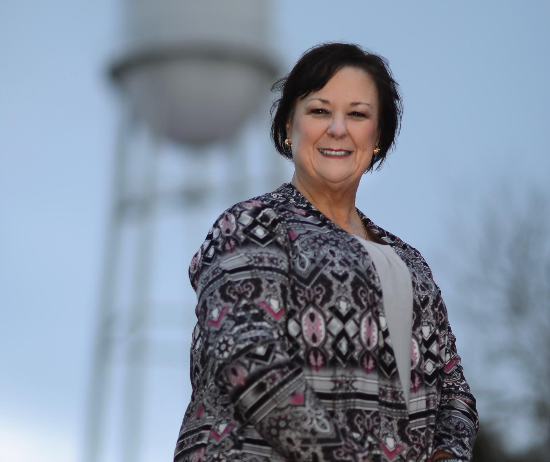 Becky Haas horizontal with tower background