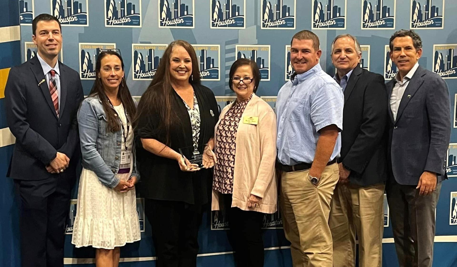 Group photo crop- Christine Cappel, Cliff Holik, Mayor Becky Haas