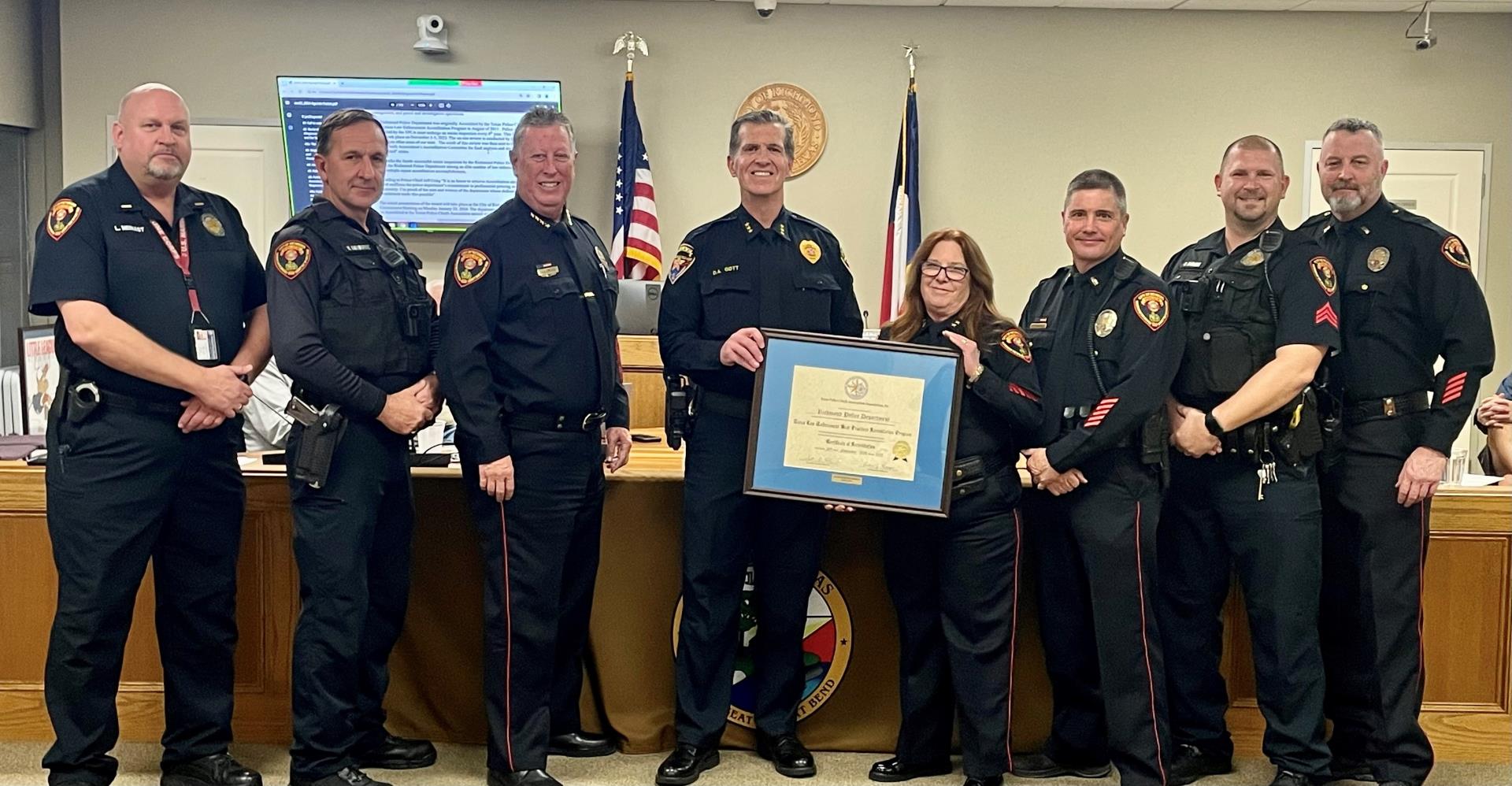 RPD Accreditation Presentation with Chief Craig, Command Staff